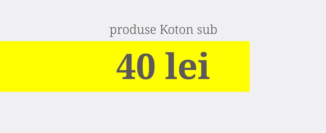 KOTON SUB 40 LEI