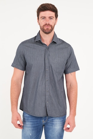 Lee Cooper Camasa cu maneci scurte, Bleumarin