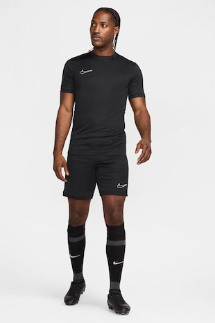 Nike Tricou slim-fit pentru fotbal, Alb/Negru stins