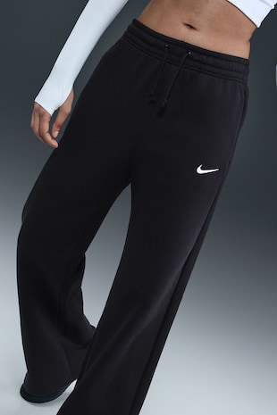 Pantaloni de trening cu croiala ampla si talie inalta Phoenix