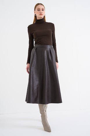 Oldalzsebes midiszoknya