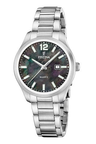 Festina Ceas quartz din otel inoxidabil, Argintiu