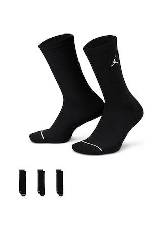 Nike Set de sosete unisex pentru baschet - 3 perechi, Negru