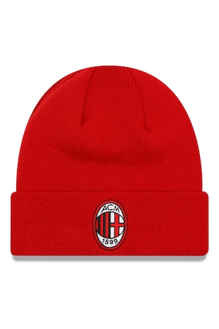 New Era Caciula tricotata cu manseta AC Milan, Rosu vermillion