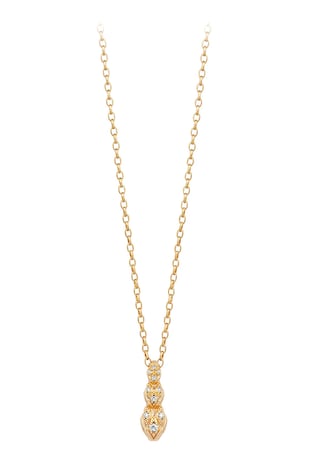 JUST CAVALLI Colier cu cristale, Auriu