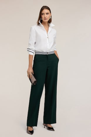 Pamuting csíkos részletekkel