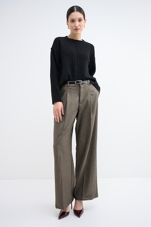 Vero Moda Pulover cu maneci cazute, Negru