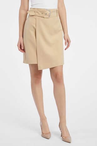 orsay Fusta mini petrecuta, Maro camel
