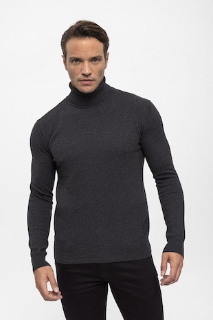 Felix Hardy Pulover de bumbac cu guler inalt