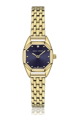 Monica Monaco Ceas quartz cu diamant, Auriu