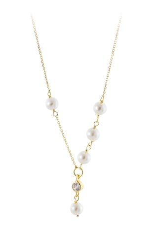 Loisir Colier de argint placat cu aur de 18K, Auriu