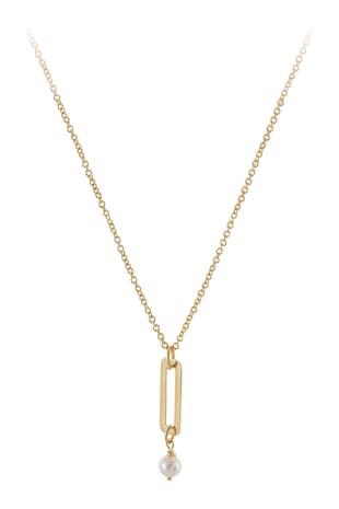 Loisir Colier de argint placat cu aur de 18 K, Auriu