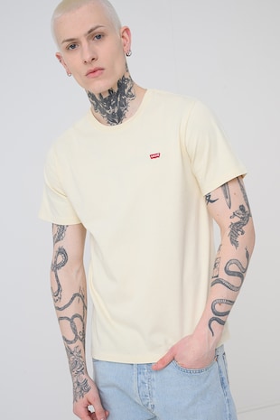 Levi's Tricou de bumbac Original Housemark, Bej deschis