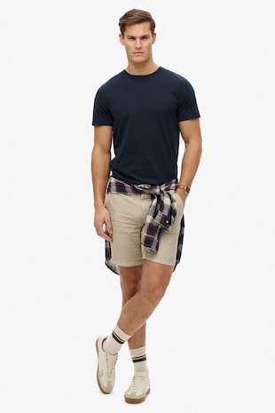 Superdry & Co Tricou din bumbac cu model uni, Albastru ultramarin