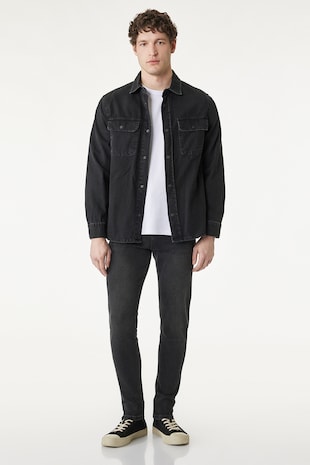 KOTON Blugi skinny Michael, Negru