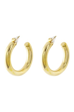 Loisir by Oxette Cercei placati cu aur de 18K, Auriu