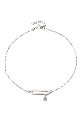 Loisir by Oxette Bratara din argint cu zirconia, Argintiu