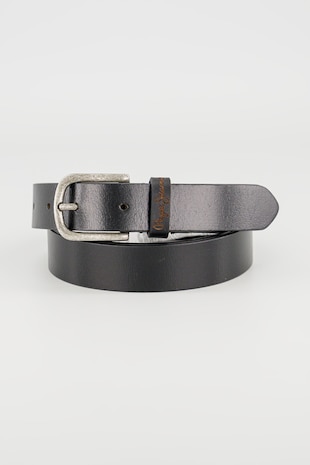 Pepe Jeans London Curea din piele, Negru