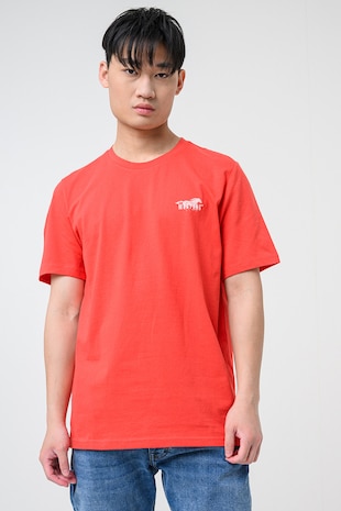 Mustang Tricou cu logo Austin, Caramiziu