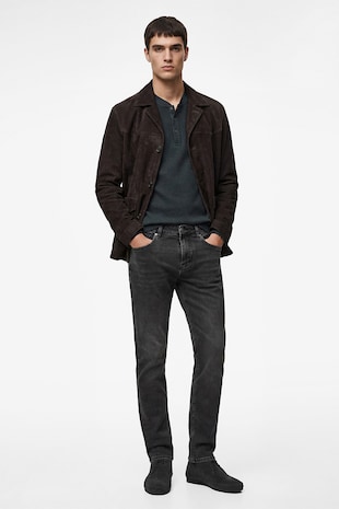 KOTON Blugi slim-fit, Gri inchis