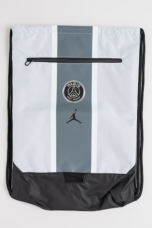 Nike Geanta pentru fitness unisex Paris Saint Germain Jordan Academy - 13 L, Negru/Gri deschis