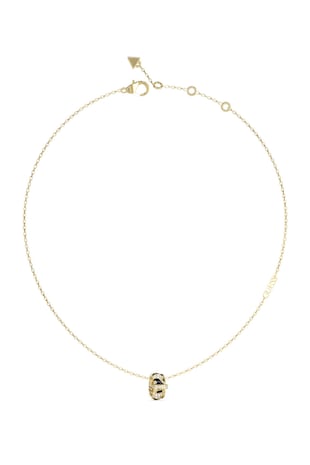 GUESS Colier circular Jungle, Auriu