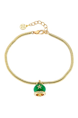 OXETTE Bratara placata cu aur de 18K Lucky Charms, Auriu