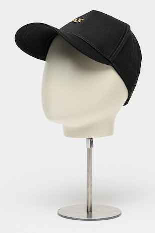 ARMANI EXCHANGE Sapca din bumbac cu monograma brodata, Negru