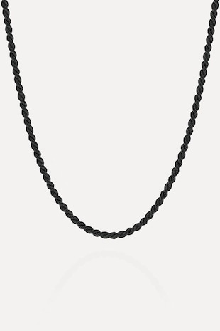 STEEL & BARNETT Colier Helix din oțel inoxidabil, Negru