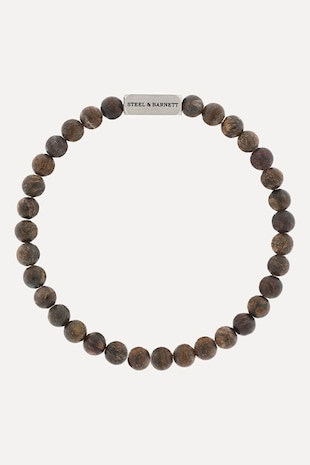 STEEL & BARNETT Bratara cu bronzit, Maro pamantiu
