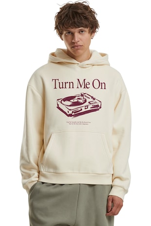 Mister tee Hanorac cu design grafic, Crem