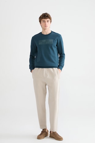 LC WAIKIKI Pantaloni de trening cu croiala dreapta si buzunare, Bej deschis