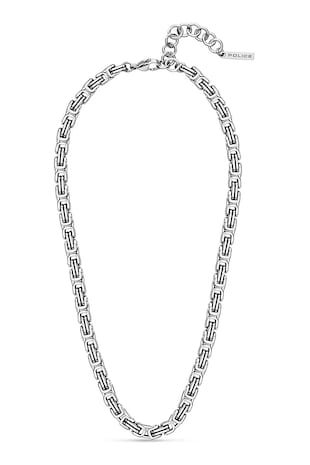 Police Colier din otel inoxidabil Intractable Kette, Argintiu