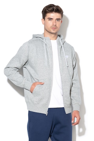 Sportswear Club kapucnis cipzáros pulóver