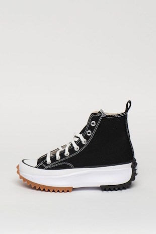 Unisex magas szárú tornacipo lapos talppal Run Star Hike, Feher, Fekete