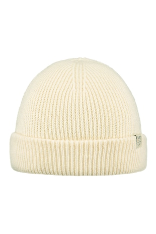 Barts Caciula unisex cu aspect striat Kinyeti, Alb murdar