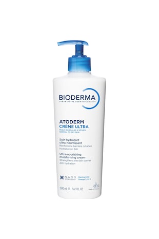 Bioderma Crema de corp Atoderm Ultra, pentru piele sensibila, normala si uscata, formula neparfumata, 500 ml