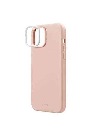 uniq Husa de protectie Lino Hue Magclick pentru iPhone 14, Blush Pink
