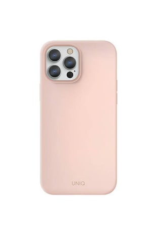 uniq Husa de protectie Lino pentru iPhone 13 Pro /13, Blush Pink