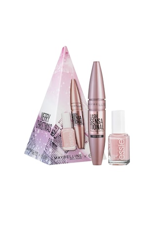 Maybelline NY Cutie de Craciun cu rimel Maybelline Lash Sensational + oja Essie