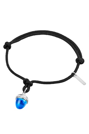 Eastside Bratara cu talisman din cristal, Negru