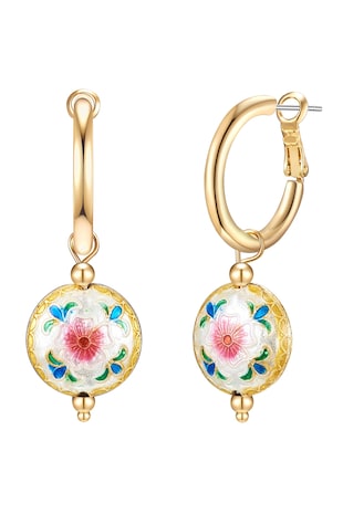 Lulu & Jane Cercei placati cu aur de 14K, Auriu