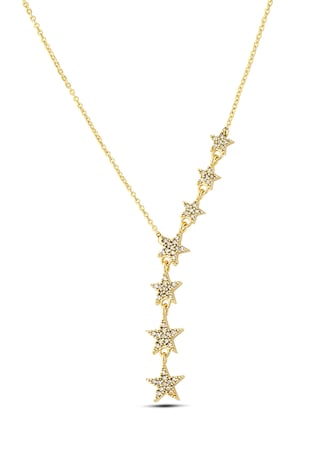 Atelier Miu Colier cu zirconia, Auriu