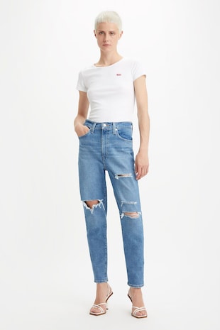 Levi's Set de tricouri slim fit din bumbac - 2 piese, Alb