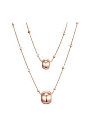 Lulu & Jane Colier stratificat placat cu aur de 14K, Auriu rose