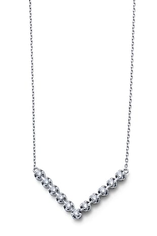 Oliver Weber Colier din argint 925 decorat cu zirconia, Argintiu