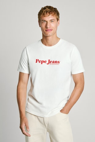 Kerek nyakú pamutpóló