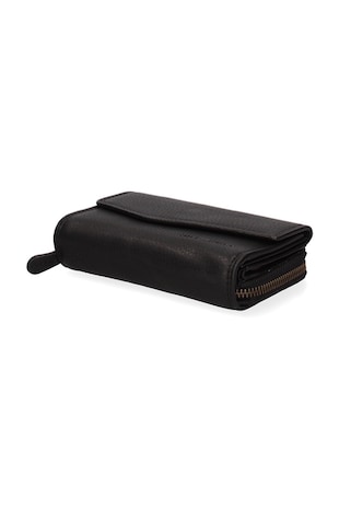Hill Burry Portofel de piele, Negru