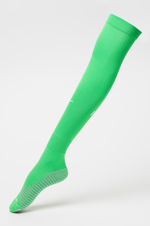 Nike Sosete cu logo pentru fotbal, Verde electric