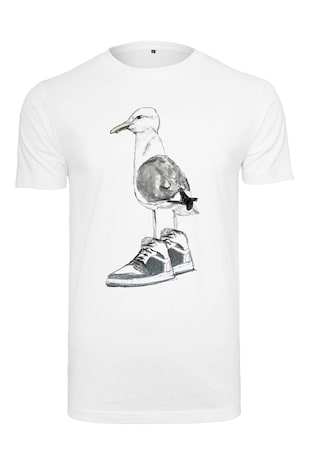 Mister tee Tricou de bumbac cu imprimeu grafic, Alb
